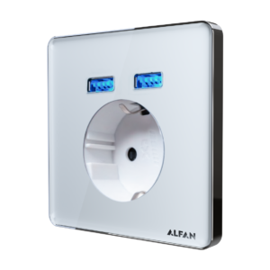 Smart Outlet With 2-USB Ports